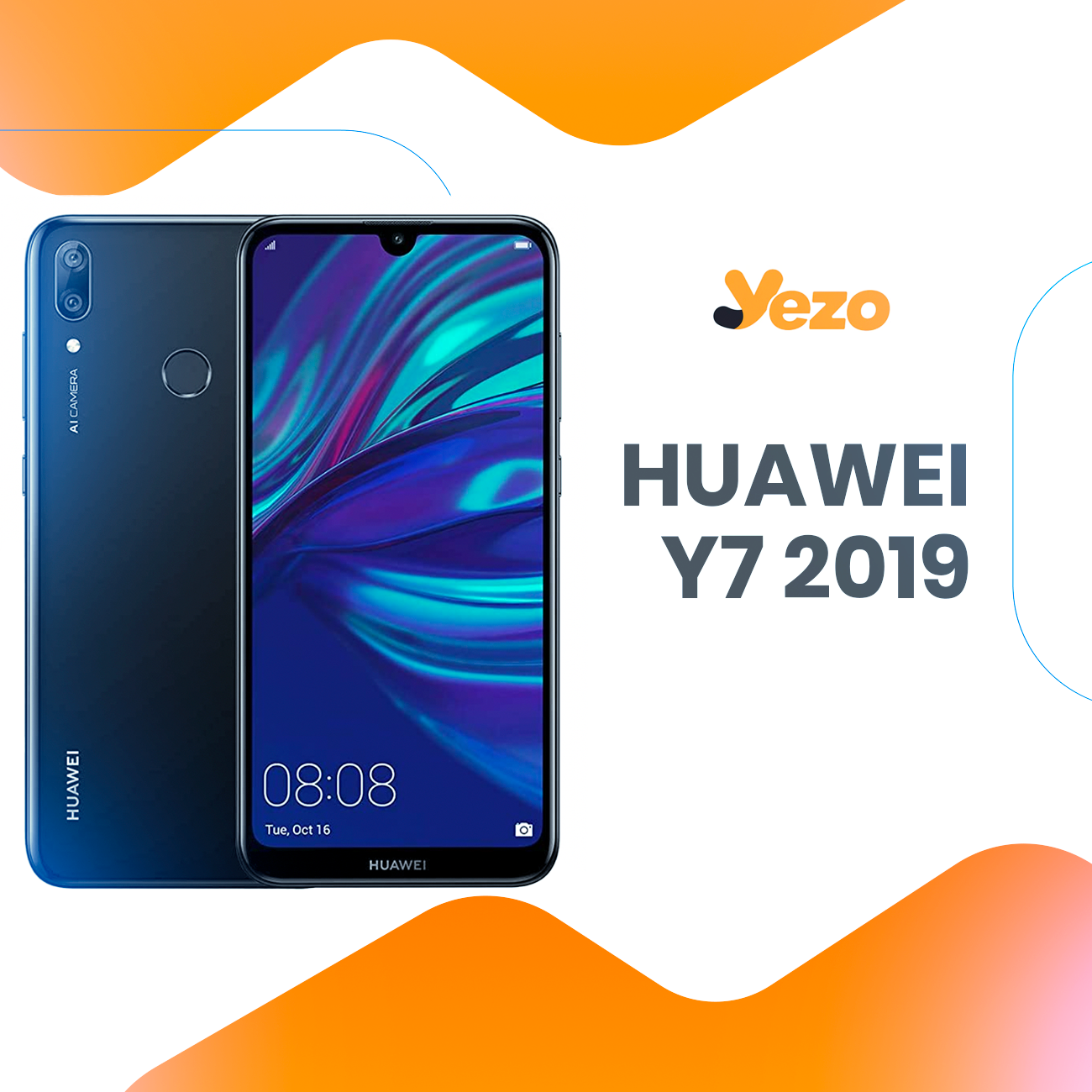 Huawei Y7 Pro 2019 - 4GB + 64GB DUAL SIM