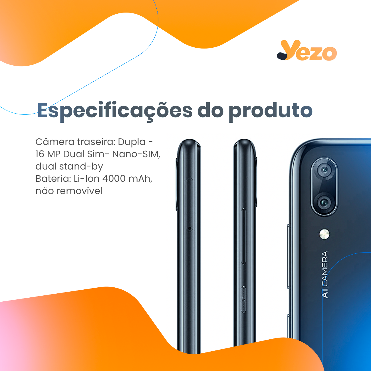 Huawei Y7 Pro 2019 - 4GB + 64GB DUAL SIM