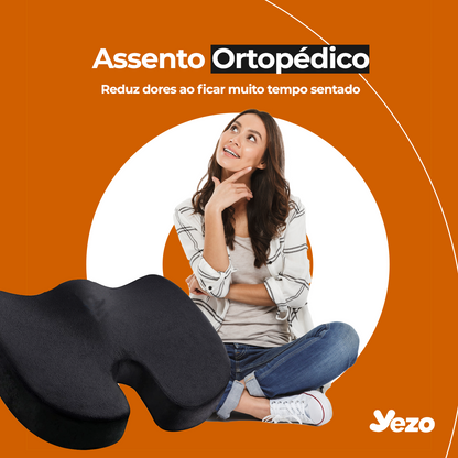 Assento Ortopédico - Uma solução viável para quem passa muito tempo sentado