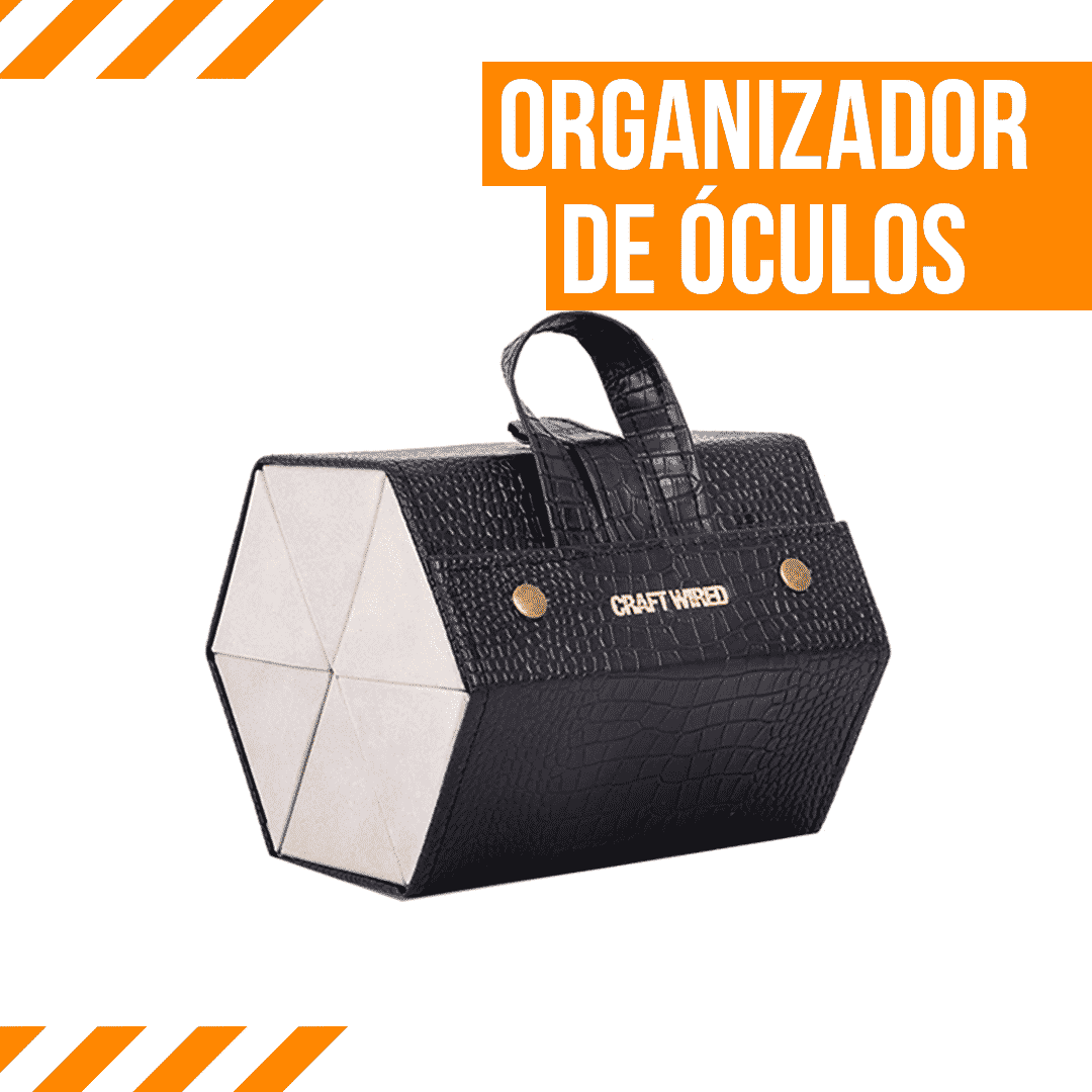 Organizador de Óculos Portátil - Organize Seus Óculos de Forma Segura