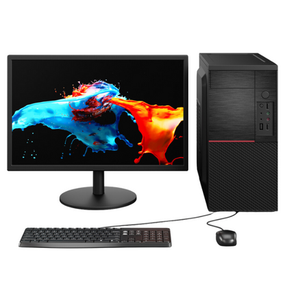 Computador de Mesa Completo - Intel i3 4Gb RAM 120GB SSD