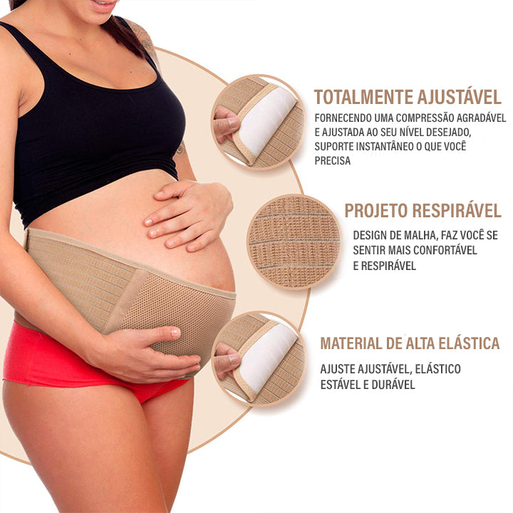 Cinta de Maternidade Abdominal - Escolha Certa para Proteger Mulheres Grávidas (50% de Desconto)