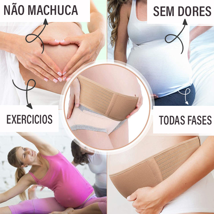 Cinta de Maternidade Abdominal - Escolha Certa para Proteger Mulheres Grávidas (50% de Desconto)